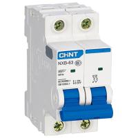 Автомат 2Р 50А C 4,5кА NXB-63S CHINT 