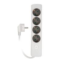 Удлинитель 4-мест 5м ПВС 3*1 белый Jazzway  