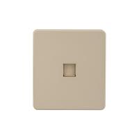 Розетка ROUND компьютерная RJ45 кат6 с/у шелк KRANZ