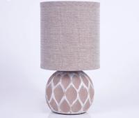 Светильник настольный 1*40Вт E14 бежевый Estares патина