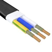 ВВГ-Пнг(А)-FRLSLTx 3*1,5 ок(N;PE)-0,66кВ медь ПЛОСКИЙ кабель /(100м) Кабэкс