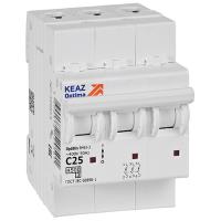 Автомат 3Р 25А C 4,5кА ВМ63 КЭАЗ 