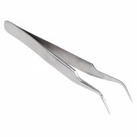 Пинцет 125мм изогнутый узкий нержавеющая сталь REXANT
