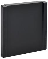 Фортепиано черный выключатель 1кл с подсветкой скрытая 10А IP20 