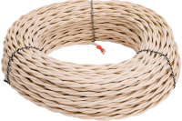 Ретро 2*2,5 бежевый провод витой PlexUp (50м)