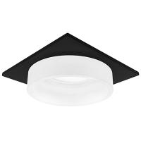 Светильник точечный G5.3 квадрат черный встраиваемый TECHNO SPOT