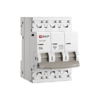 Автоматический выключатель 3P 6А (D) 6кА ВА 47-63N EKF PROxima