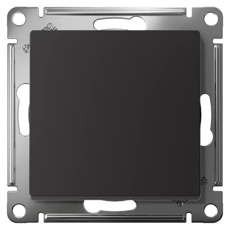 AtlasDesign карбон переключатель перекрестный 1кл скрытая 10А IP20 быстрозажим.клем.  