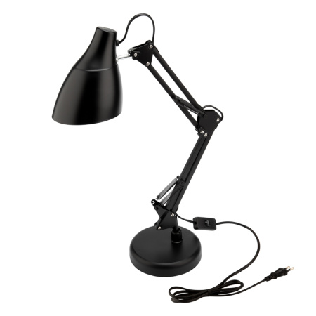 Светильник настольный 60Вт E27 антрацит подставка Rexant