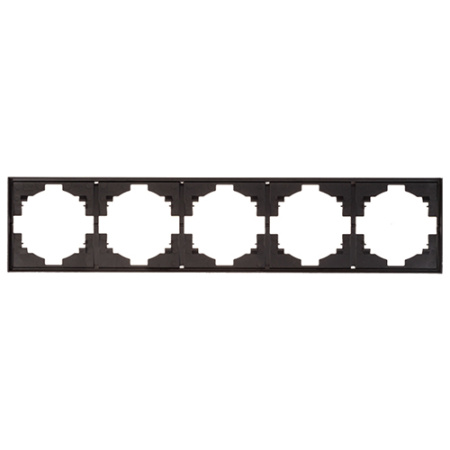 Миле Стронг антрацит рамка 5-ая горизонтально 