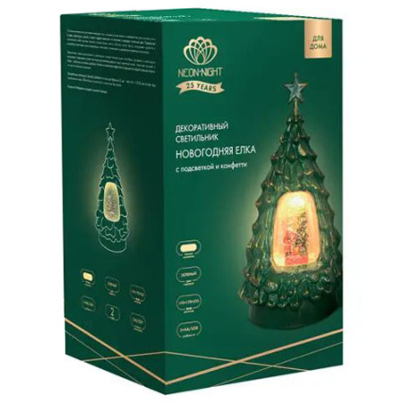Светильник "Новогодняя елка" см свд белый от USB