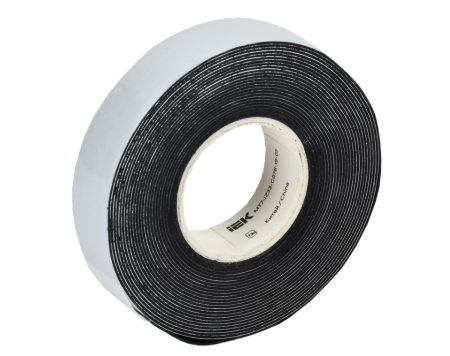 Изолента резина полупроводящая 19мм*5м черный IEK 