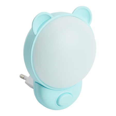 Ночник свд 1,2Вт синий Мишка, 2700K/6500K, с перекл.