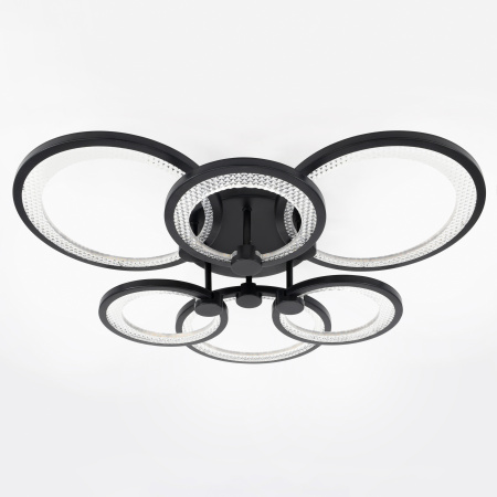 Светильник потолочный (люстра) свд 117Вт 3000К-6500К 9500лм черный пульт