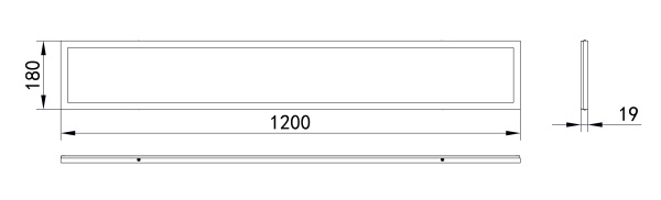 Светильник ДПО 4000К 1200*180*19мм матовый 40Вт 3240лм IP40 SPO-7-40-4K-M ЭРА 