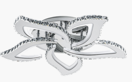 Светильник потолочный (люстра) свд 100Вт 3000К-6000К 9400лм хром