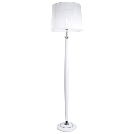 Торшер 1*60Вт E27 белый/хром ModeModern