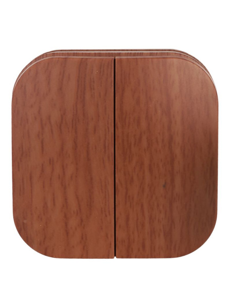 Глори дуб выключатель 2кл открытая 10А IP20  