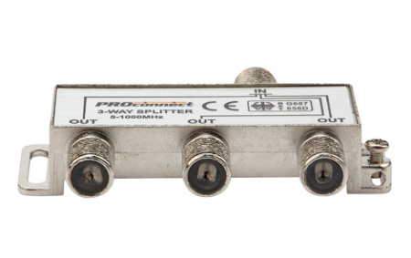 Делитель TVх3 5-1000МГц +4F-разъема