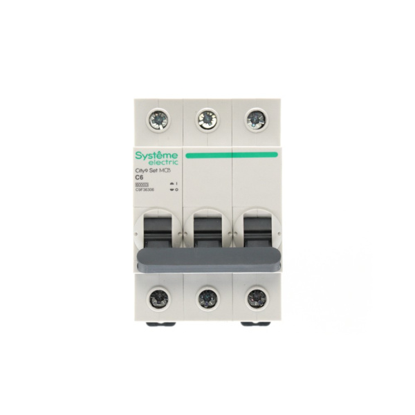 Автомат 3Р 6А C 6кА City9 Systeme Electric 