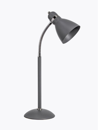 Светильник настольный 60Вт E27 антрацит подставка Трансвит