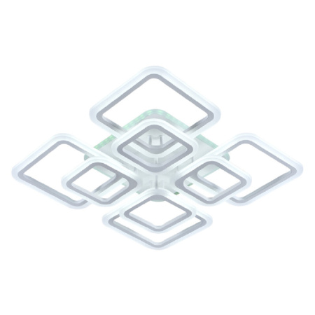 Светильник потолочный (люстра) свд 150Вт 3000-6500К 11250лм белый пульт диммер подсветка RGB