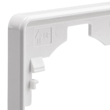 Миле Раунд перламутр рамка 5-ая горизонтально 