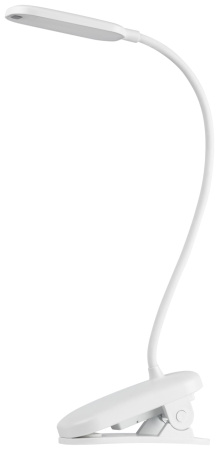 Светильник настольный свд 6Вт 3000-6500К лм белый прищепка диммер аккумулятор ЭРА управление жестом