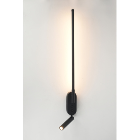 Светильник настенный (бра) свд 17Вт 3000K 438лм черный Rivoli