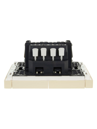 Фортепиано ваниль переключатель 2кл скрытая 10А IP20 