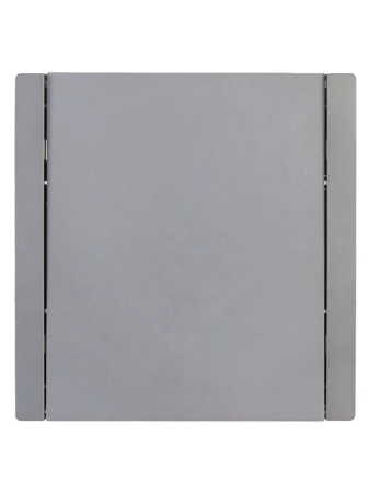 Фортепиано сталь выключатель 1кл скрытая 10А IP20 