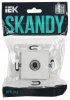 SKANDY Роз. TV оконечная SK-A12W арк. бел. IEK