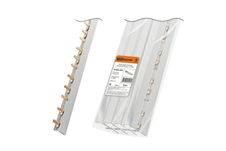 Шина соединительная 2Р 63А PIN 54мод 1000мм шаг 18мм TDM