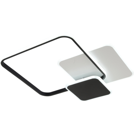 Светильник потолочный (люстра) свд 110Вт 3000К-6000К 8250лм белый/черный пульт диммер 