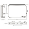 Прожектор свд 100Вт 6500К 9000лм черный IP65 120° PFL-SA Jazzway