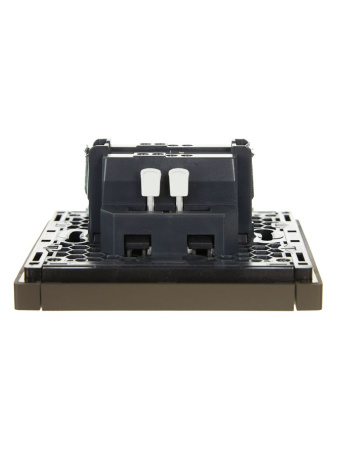 Фортепиано серый переключатель 1кл скрытая 10А IP20 