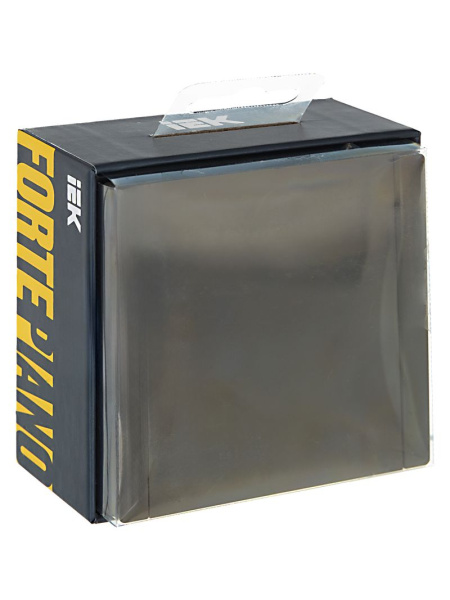 Фортепиано серый переключатель перекрестный 1кл скрытая 10А IP20 