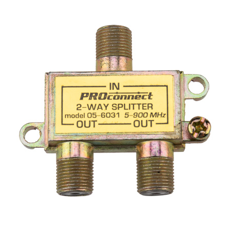 Делитель TVх2 5-900МГц  +3F-разъема