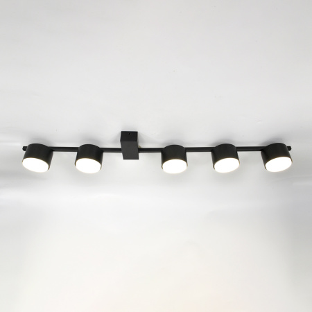 Светильник потолочный (люстра) 5*15Вт GX53 черный 