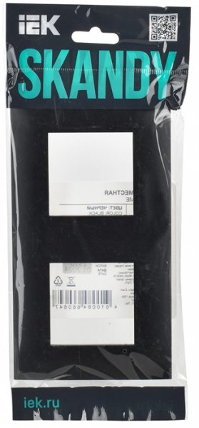 SKANDY Рамка 2-мест. SK-F02Bl черн. IEK