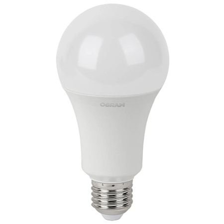 Лампа светодиодная 220В Е27 25Вт 3000К 2000лм стандарт A70 матовая Osram LED Value black