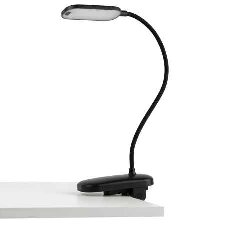 Светильник настольный свд 6Вт 3000-6500К лм черный прищепка диммер аккумулятор ЭРА управление жестом