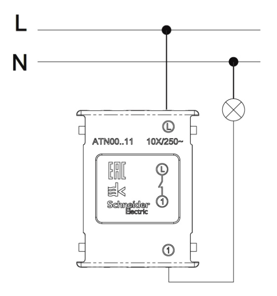 AtlasDesign карбон выключатель 1кл скрытая 10А IP20 быстрозажим.клем.  