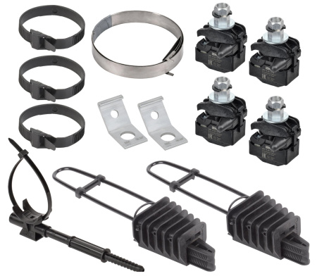 Комплект для подключения абонентов АСИП-1 фазный  IEK