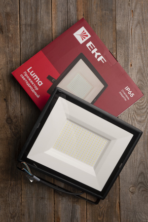 Прожектор свд 200Вт 6500К 16000лм черный IP65 110° Basic EKF 