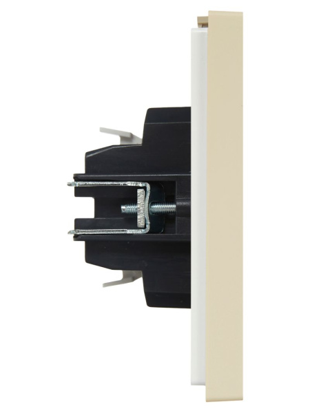 Фортепиано ваниль переключатель 2кл скрытая 10А IP20 