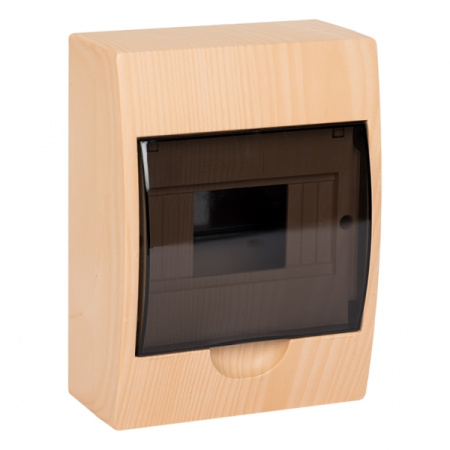 Бокс 6мод навесной сосна чёрная дверь IP41 ЩРН-П EKF 