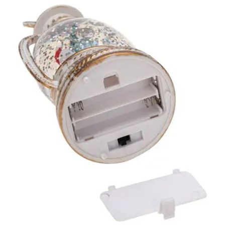 Светильник "Фонарик со Снеговиком" 7,8х6,4х12,8смсм свд белый 