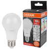 Лампа светодиодная 220В Е27 10Вт 4000К 800лм стандарт A60 матовая Osram LED Value black 