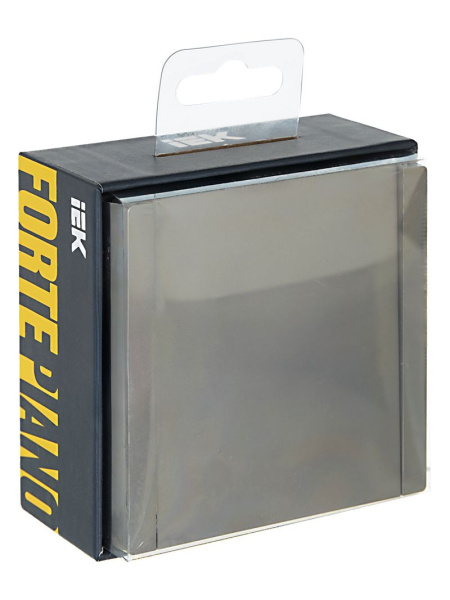 Фортепиано сталь переключатель перекрестный 1кл скрытая 10А IP20 